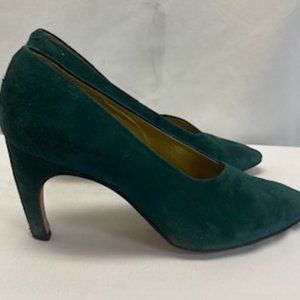 Via Spiga Green Heels size 7
